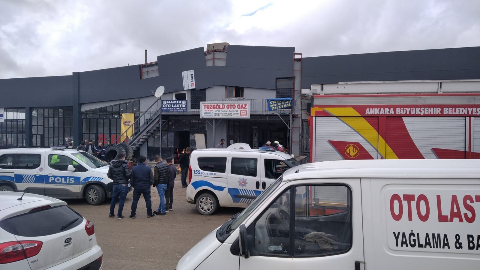 BAŞKENT'TE SANAYİ SİTESİNDE PATLAMA: 1 YARALI