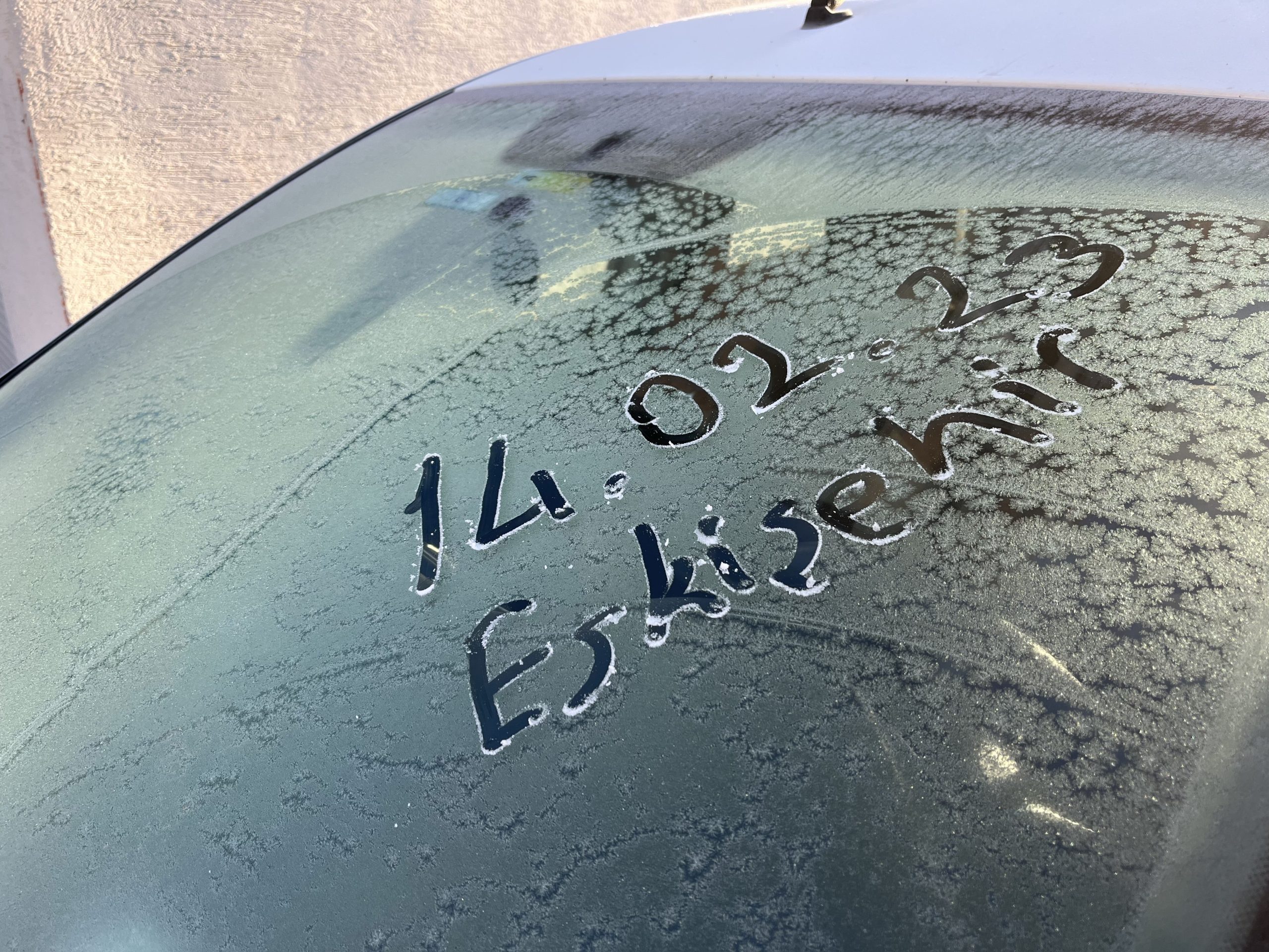 ESKİŞEHİR'DE KAR YOK BUZ VAR
