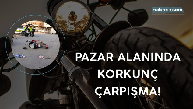 Pazar Alanında Korkunç Çarpışma!