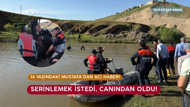 14 Yaşındaki Mustafa’dan Acı Haber! Serinlemek İstedi, Canından Oldu!