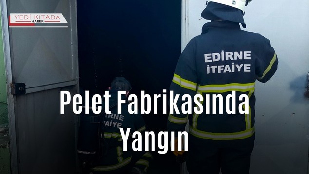Pelet Fabrikasında Yangın