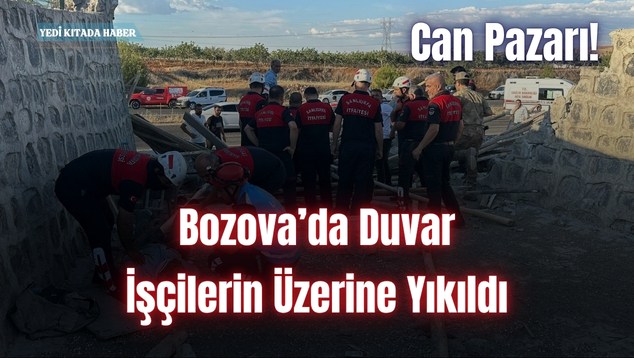 Can Pazarı! Bozova’da Duvar İşçilerin Üzerine Yıkıldı