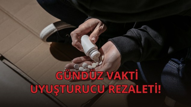 Esenyurt’ta Gündüz Vakti Uyuşturucu Rezaleti!