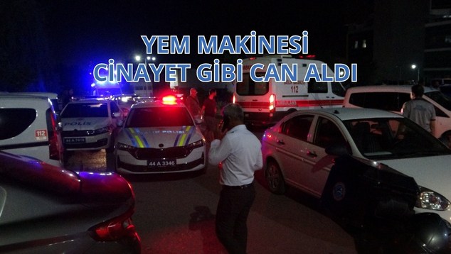 Yem Makinesi Cinayet Gibi Can Aldı