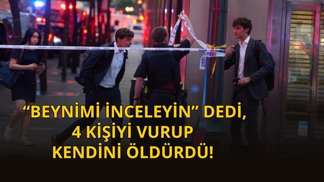“Beynimi İnceleyin” Dedi, 4 Kişiyi Vurup Kendini Öldürdü!