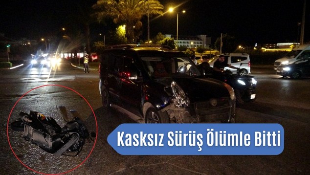 Kasksız Sürüş Ölümle Bitti