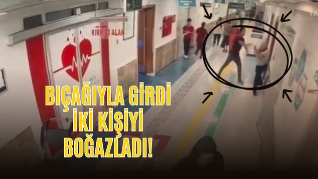 Bıçağıyla Girdi, İki Kişiyi Boğazladı!