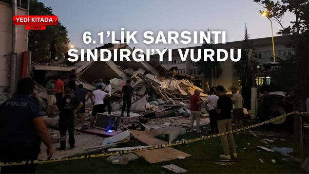6.1’lik Sarsıntı Sındırgı’yı Vurdu: AFAD Sahada