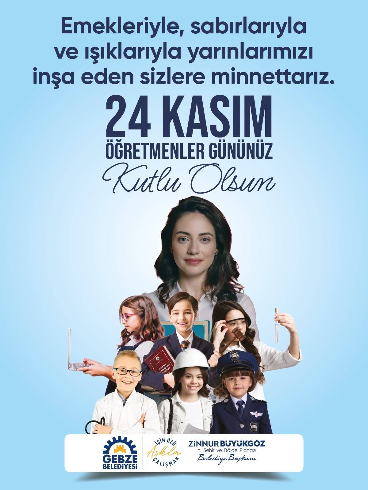Gebze Belediyesi Öğretmenler Günü Mesajı