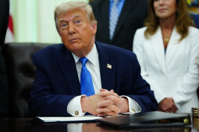 US President Donald Trump signs Secure America Act