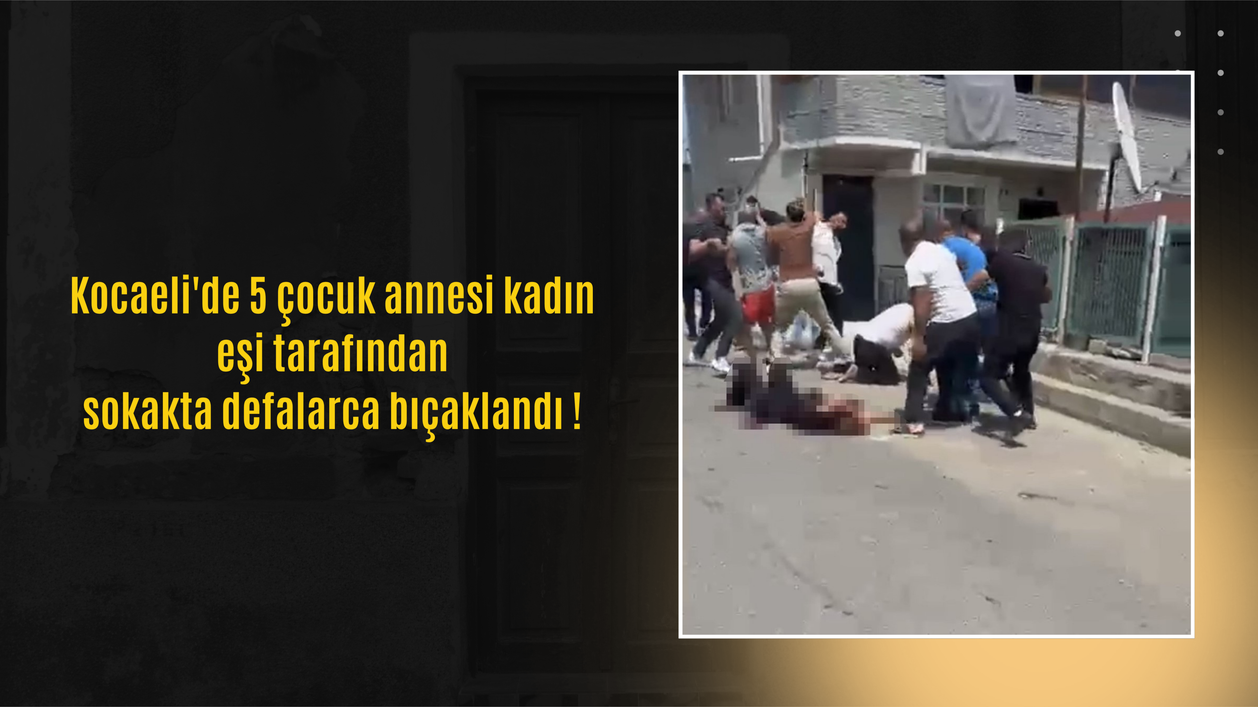 Kocaeli’de Eşini Bıçakladı, Polise Teslim Oldu