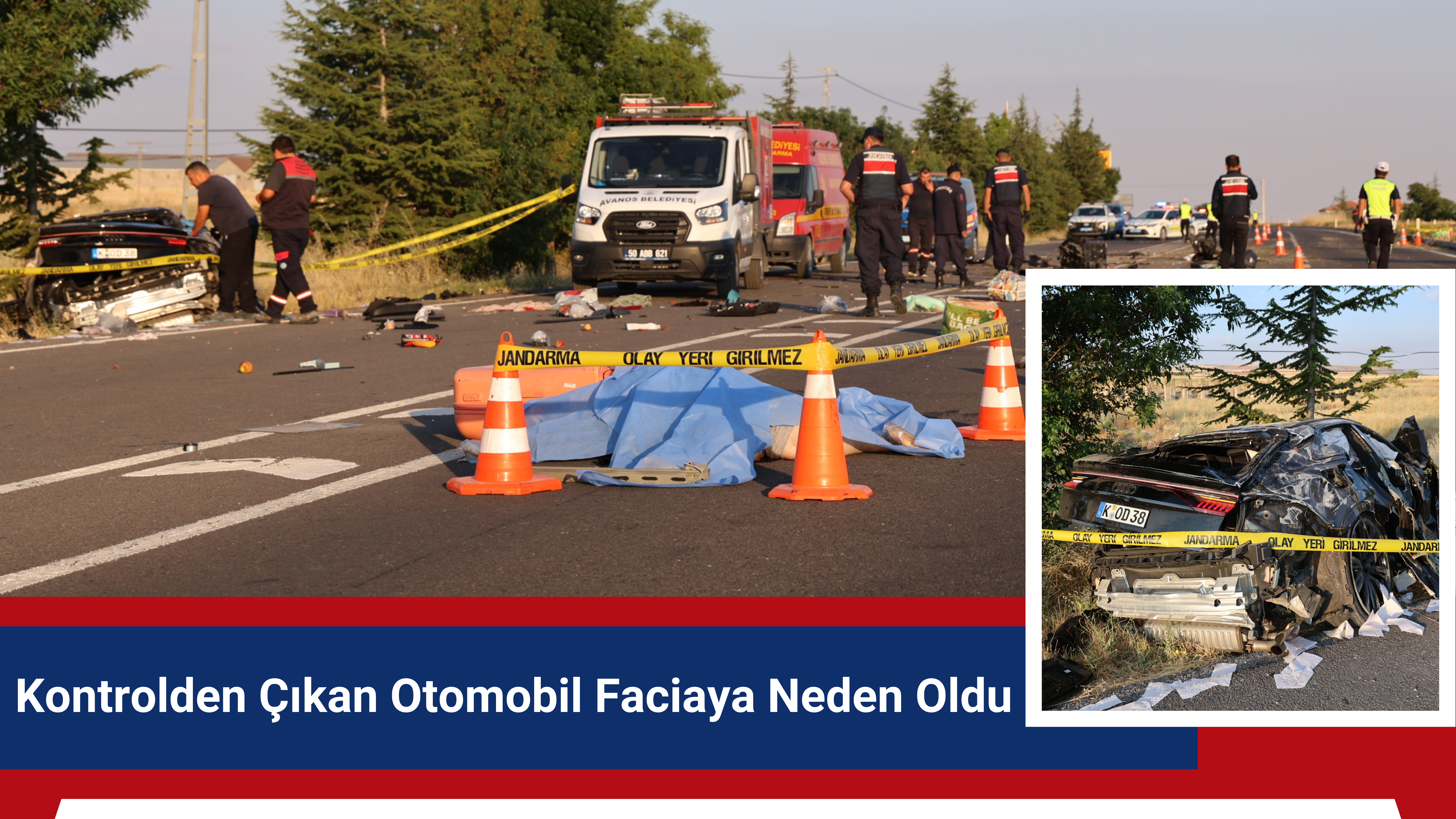 Kontrolden Çıkan Otomobil Faciaya Neden Oldu