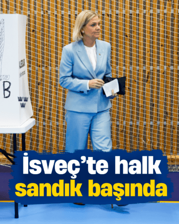 İsveç’te halk sandık başında
