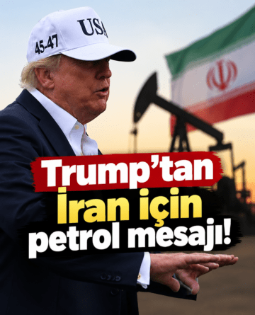 Trump’tan İran için petrol mesajı!