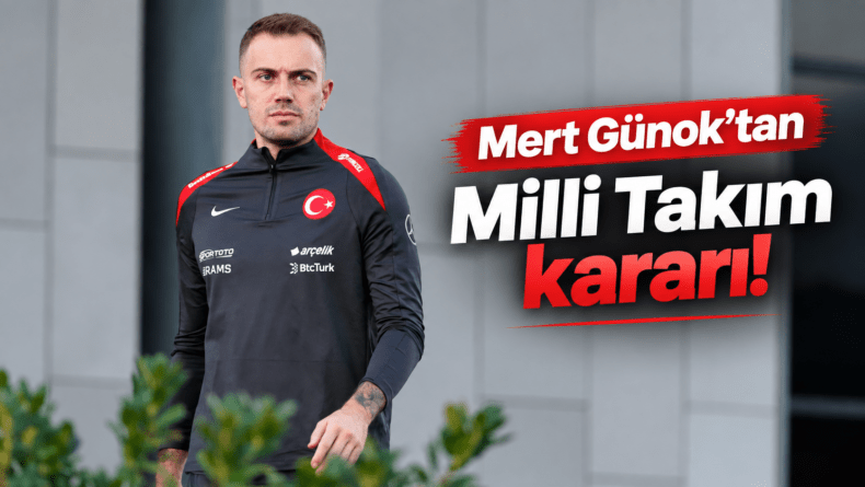Mert Günok Milli Takım’a veda etti!