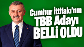 Cumhur İttifakı’nın TBB Adayı Belli Oldu