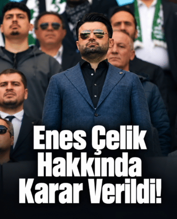 PFDK’dan Enes Çelik Kararı!