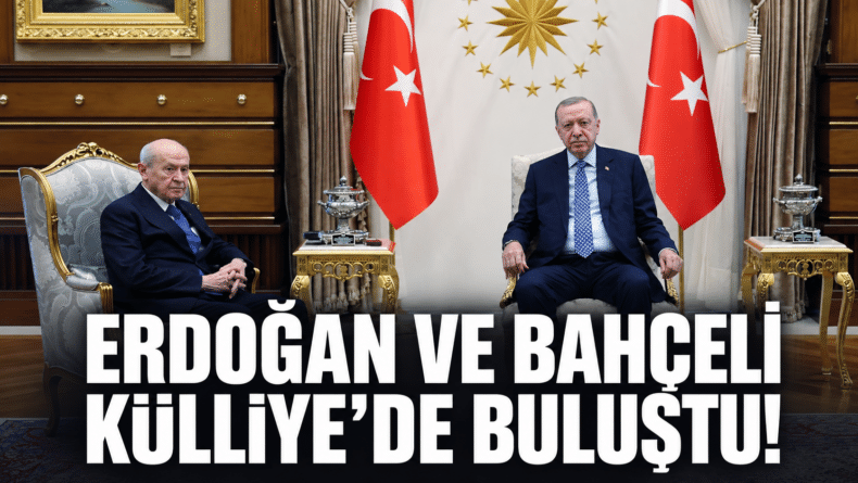 Erdoğan ve Bahçeli Külliye’de Buluştu!