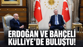 Erdoğan ve Bahçeli Külliye’de Buluştu