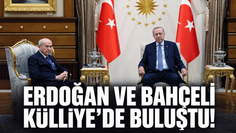 Erdoğan ve Bahçeli Külliye’de Buluştu