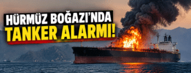 Hürmüz’de Alevler İçindeki Tanker