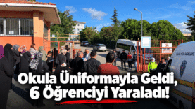 Okul Girişinde Polis Alarmı