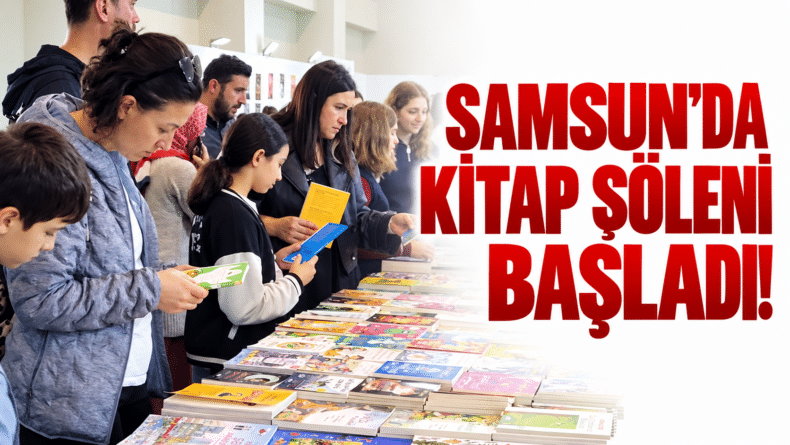 Samsun Kitap Fuarı ziyaretçilere kapılarını açtı