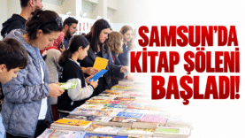 Samsun’da Kitap Şöleni Başladı
