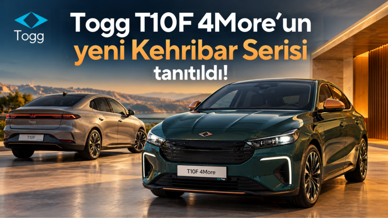 Togg T10F 4More Kehribar Serisi ile yollara çıkıyor
