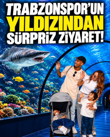 Trabzonspor’un Yıldızından Sürpriz Ziyaret!