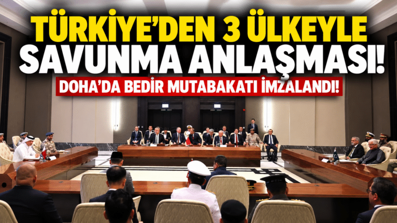 Türkiye’den 3 Ülkeyle Savunma Anlaşması!